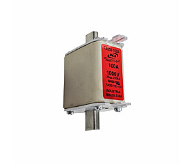 Fusivel 100A 1000V 120kA NH0 Ultra Rápido FC041-100-1000 Dca