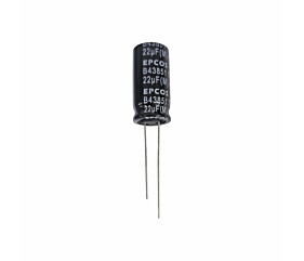 Capacitor Eletrolitico 22uF x 400V RD 105° Epcos 