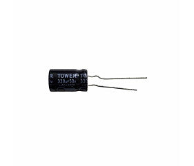 Capacitor Eletrolítico 330uF x 50V RD 85º Tower 1