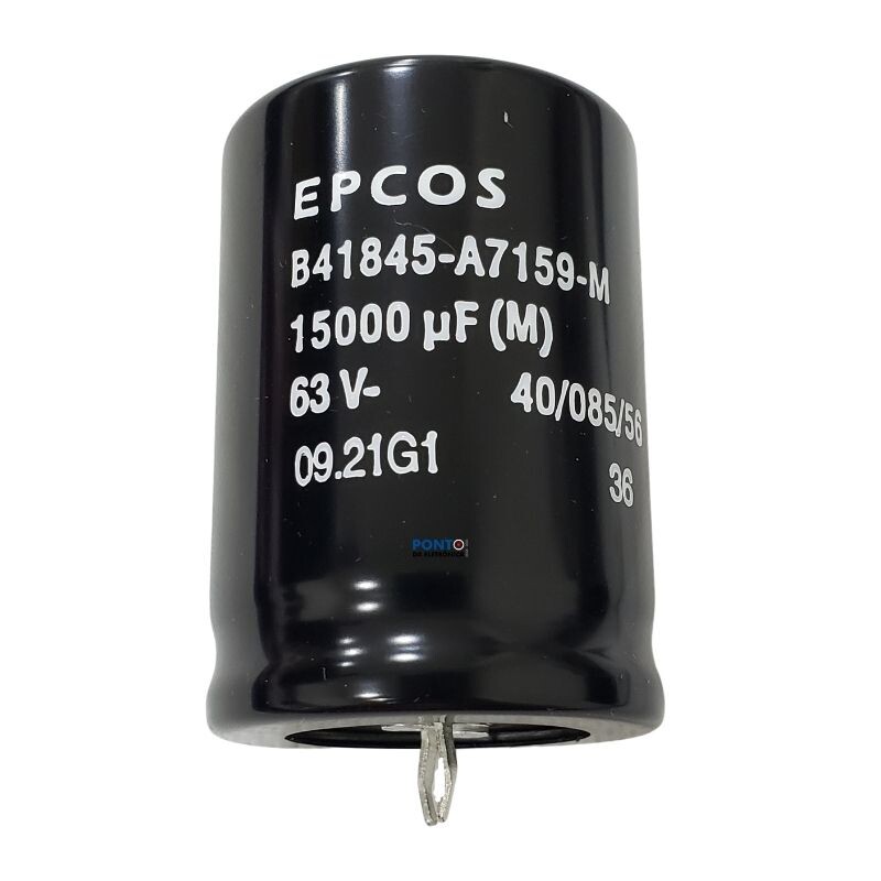 Capacitor Eletrolítico 15000µF 63V Snap-In 85°C Epcos B41845-A7159-M