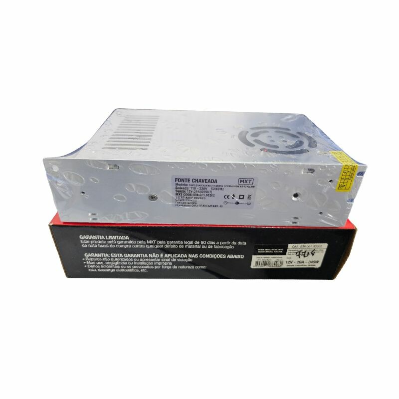 シャインテクニカ　PS-220T 9-12V 電源 最大24A Fonte Chaveada 12V 20A 240W MXT – Bivolt para Uso Geral