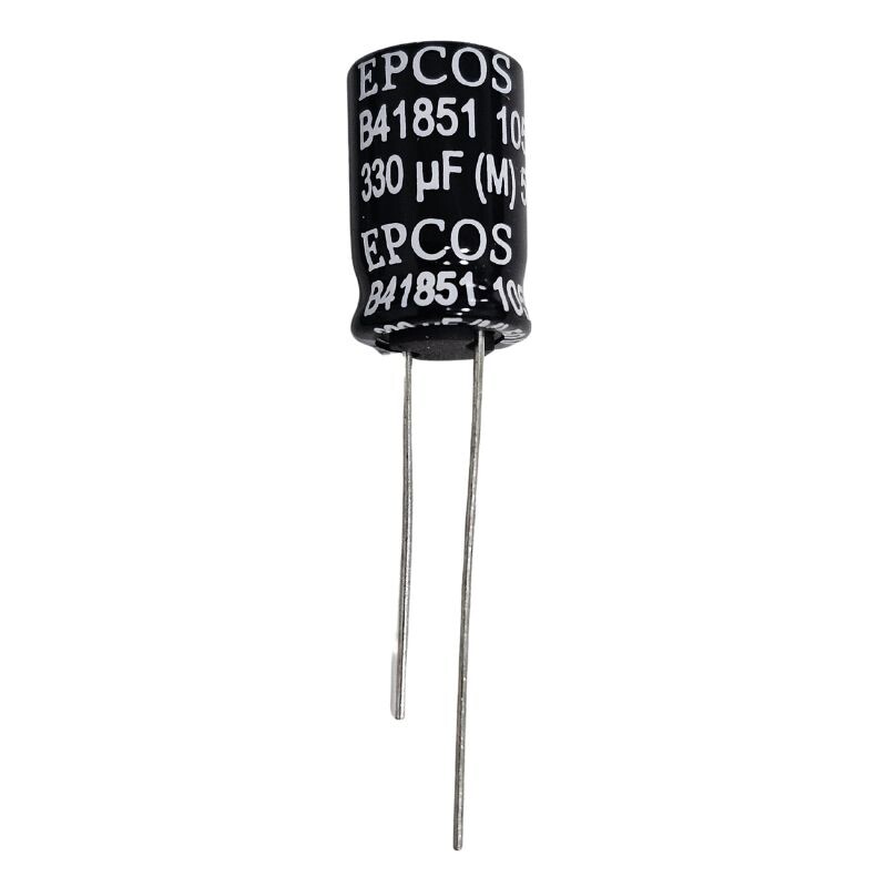 Capacitor Eletrolítico 330uF x 50V RD 105º B41851 Epcos