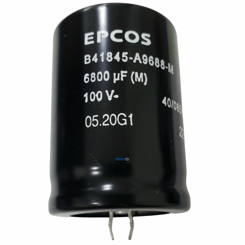Capacitor Eletrolítico 6800µF 100V RD 85º Snap-in Epcos B41845