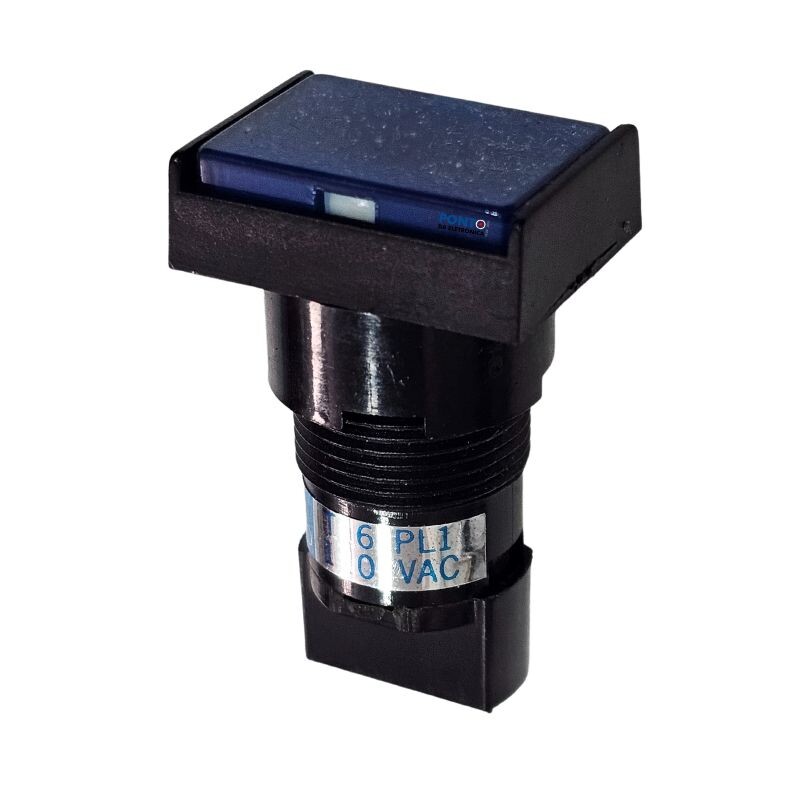 トンやん Sinaleiro Retangular Azul T16-PL1 110VAC Tend