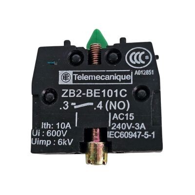 Bloco De Contato ZB2-BE101C Uimp 6Kv Telemecanique