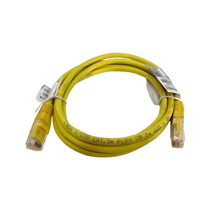 Cabo de Rede U/UTP CAT.5E Flex 24AWG X 4P Amarelo