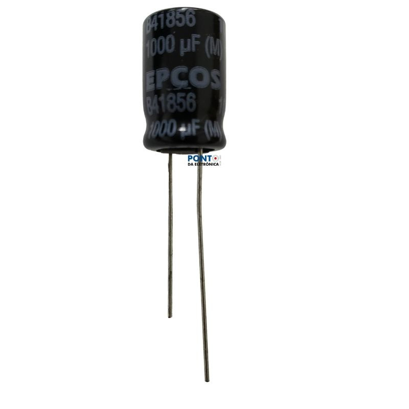 Capacitor Eletrolítico 1000uF x 10V RD 105º Epcos