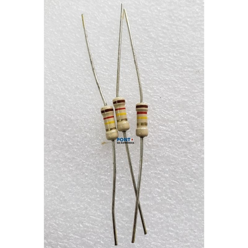 Resistor 120K 1W 5% Kit 100pçs