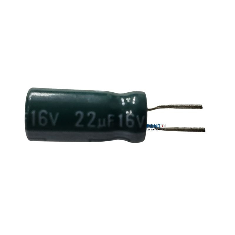 Capacitor Eletrolítico 22uF x 16V RD 85º SSL 