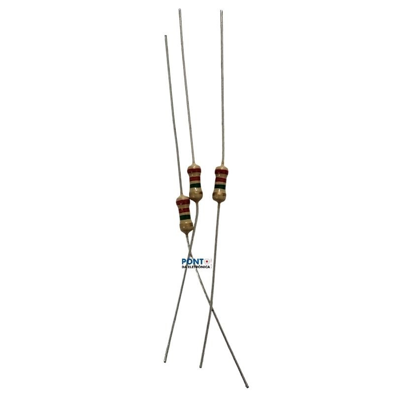 Resistor 2M2 1/4W 5% Kit 100pçs