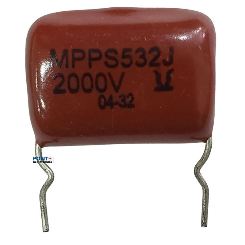 Capacitor Poliester 5K3 X 2KV = MPPS532J 2000V