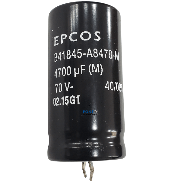 Capacitor Eletrolitico 4700uF x 70V RD 85º Snapin Epcos