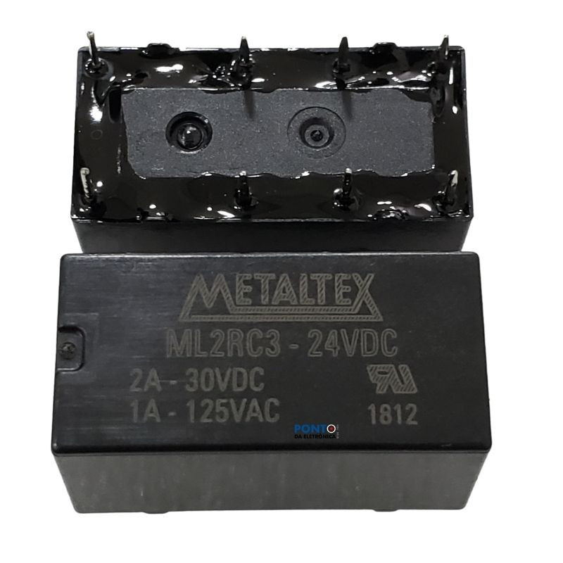 Rele ML2RC3-24VDC Metaltex = HJR1-2C L-24VCC