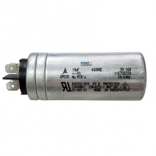Capacitor Polipropileno 10uF x 400Vac 50/60Hz Alumínio Epcos