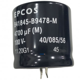 Capacitor Eletrolítico 4700uF x 100V RD 85º Snapin Epcos 
