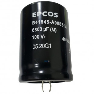 Capacitor Eletrolitico 6800uF x 100V RD 85º Snapin Epcos