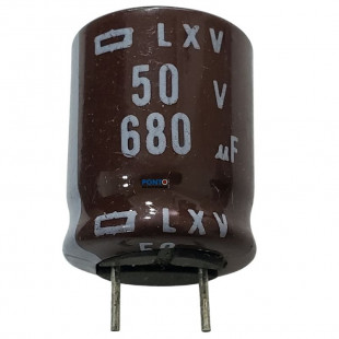 Capacitor Eletrolítico 680uF x 50V RD 105º Pré Cortado LXV