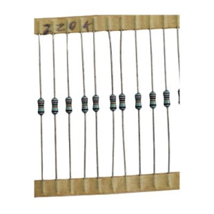 Resistor 220K 1/4W 1% Kit 100Pçs