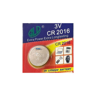 Bateria CR2016 3V GLD Unidade