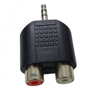 Adaptador Plug P2 Stereo X 2Jack Rca