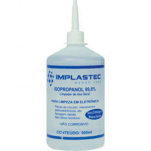 Álcool Isopropílico 500ML 99,8% Implastec