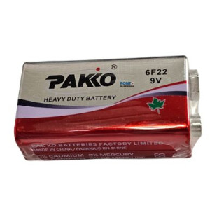Bateria 9V 6F22 Importada Pakko