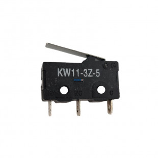 Chave Micro Switch KW11-3Z-5 3 Terminais Haste 18MM 5A 250V Preta
