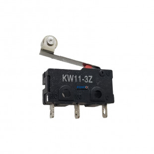 Chave Micro Switch KW11-3Z 5A 125 250V 17MM Com Roldana