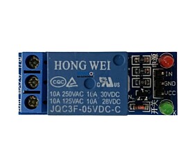 MÓDULO RELÉ 5V • 1 CANAL 10A OPTO ISOLADO Compatível com Arduino ESP32 • Raspberry Pi Pronta Entrega