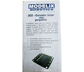 Painel Solar de Energia Pequeno 3,3V 30MA 005 Modelix