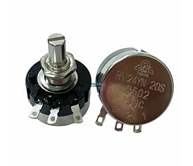 Potenciômetro 5K Rotativo Carbono RV24YN 20S B502 Tocos