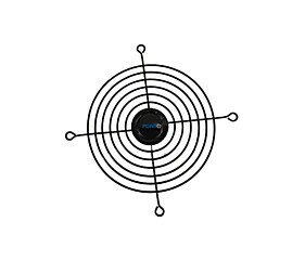 Tela Metálica Para Cooler 120MM x 120MM Preta Com Protetor