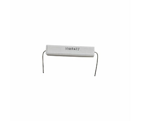 Resistor 0R47 10W 5% Axial Porcelana 1