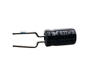 Capacitor Eletrolitico 0,22uF x 50V 105° Mini Teapo