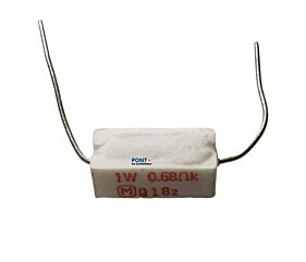 Resistor 0R68 1W 5% Porcelana