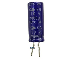 Capacitor Eletrolítico 1000 X 10V RD 85° SG