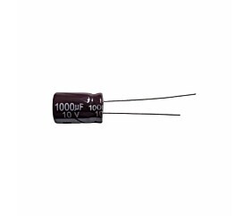 Capacitor Eletrolítico 1000uF x 10V RD 105º Secon 1