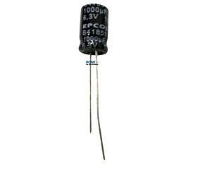 Capacitor Eletrolitico 1000uF x 6,3V RD 105º Epcos 