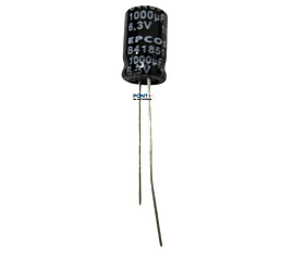 Capacitor Eletrolitico 1000uF x 6,3V RD 105º Epcos