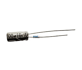 Capacitor Eletrolítico 100uF x 16V RD Aerovox