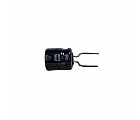 Capacitor Eletrolítico 100uF x 10V RD 85º Mini 1
