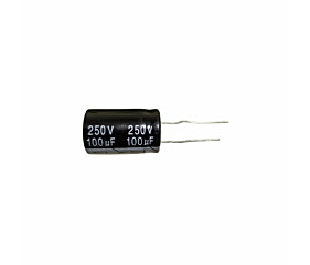 Capacitor Eletrolítico 100uF x 250V RD 105º Secon 1