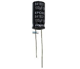 Capacitor Eletrolítico 100uF x 100V RD 85º Epcos