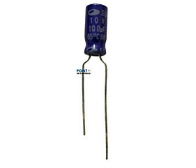 Capacitor Eletrolitico 100uF x 10V RD 85º SG