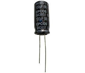 Capacitor Eletrolítico 100uF x 160V RD 105º Epcos