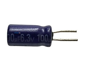 Capacitor Eletrolítico 100 X 6,3V RD 85º 