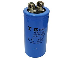 Capacitor Polipropileno 100uF x 220-250Vac 50/60Hz CD60 TK