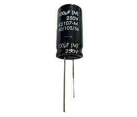 Capacitor Eletrolítico 100uF x 250V