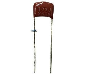 Capacitor Poliéster 10K x 250V = 103J 250V