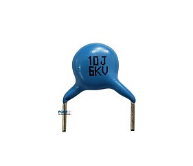 Capacitor Cerâmico 10PF x 6KV = 10J 6KV Azul